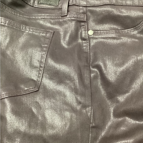 PAIGE DENIM VERDUGO COATED ULTRA SKINNY ANKLE JEANS SZ 30 velvet Plum - Picture 8 of 9